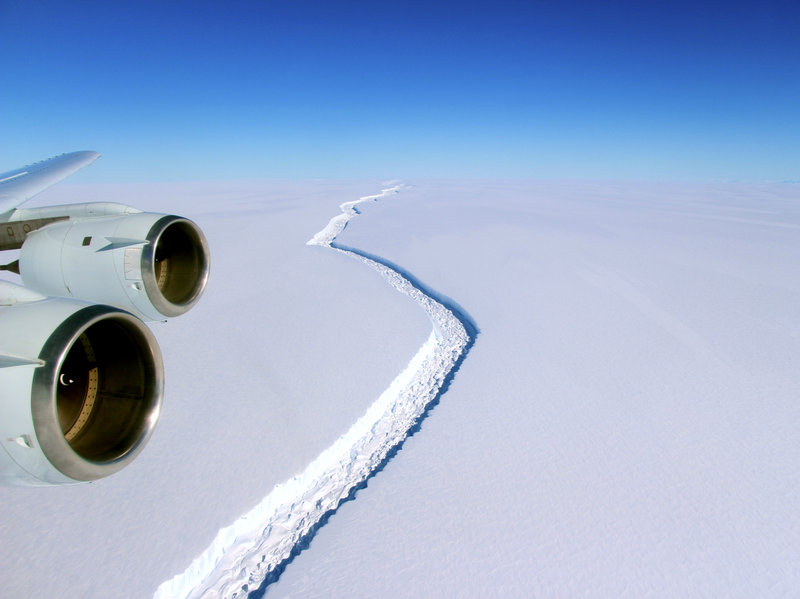 Antarctica Larsen C Ice Crack