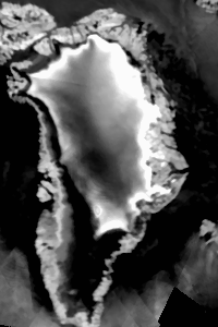 Greenland infra red image 
09 jul 2012