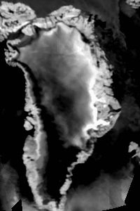 Greenland infra red image 
10 jul 2012
