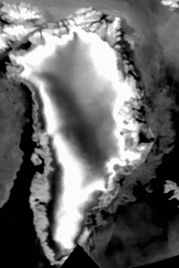 Greenland infra red image 
29 May 2012